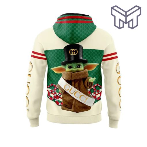 Gucci Yoda Snake Green Unisex 3D Hoodie 3D T-Shirt Zip 3D Hoodie Outfit For Men Women Luxury Brand Clothing Special Gift1