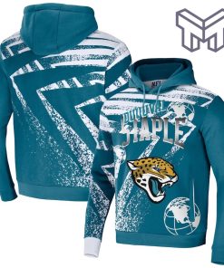 Jacksonville Jaguars NFL All Over Print Pullover Unisex 3D Hoodie 3D T-Shirt Zip 3D Hoodie - Teal