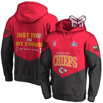 Just Two Is Not Enough We Need More Kansas City Chiefs Super Bowl Champion 2023 Unisex 3D Hoodie 3D T-Shirt Zip 3D Hoodie