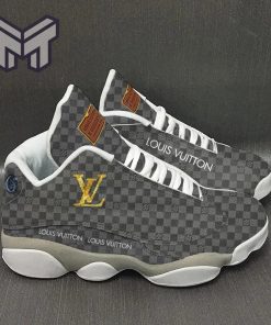 LV Air Jordan 13 Gray Hot 2023 Sneakers Shoes