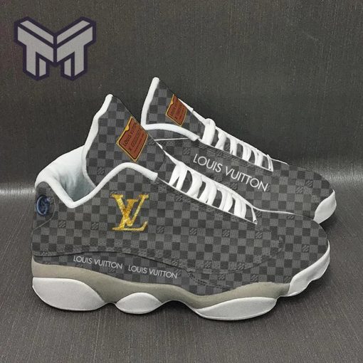 LV Air Jordan 13 Gray Hot 2023 Sneakers Shoes