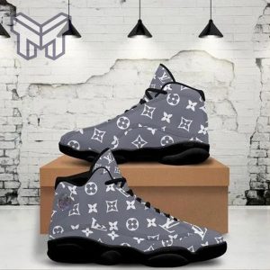 LV Grey Air Jordan 13 Sneakers Shoes