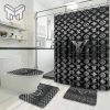 Louis Vuitton Fashion Logo Limited Luxury Brand Bathroom Set Home Decor 47 Shower Curtain And Rug Toilet Seat Lid Covers Bathroom Set