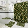 Louis Vuitton Fashion Logo Limited Luxury Brand Bathroom Set Home Decor 49 Shower Curtain And Rug Toilet Seat Lid Covers Bathroom Set