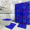 Louis Vuitton Fashion Logo Limited Luxury Brand Bathroom Set Home Decor 51 Shower Curtain And Rug Toilet Seat Lid Covers Bathroom Set