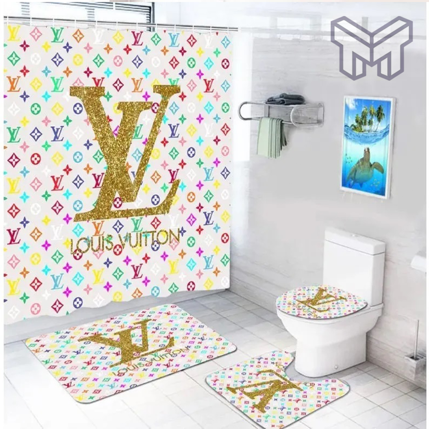 Louis Vuitton Bathroom Set 