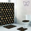 Louis Vuitton Fashion Logo Limited Luxury Brand Bathroom Set Home Decor 82 Shower Curtain And Rug Toilet Seat Lid Covers Bathroom Set