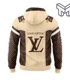 Louis Vuitton Givenchy Light Yellow Brown Unisex 3D Hoodie 3D T-Shirt Zip 3D Hoodie Outfit For Men Women Luxury Brand Clothing1