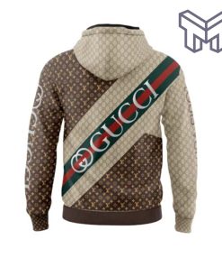 Louis Vuitton Gucci Snake Beige Brown Unisex 3D Hoodie 3D T-Shirt Zip 3D Hoodie Outfit For Men Women Luxury Brand Clothing1