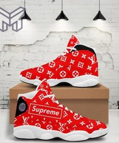 Louis Vuitton Supreme Air Jordan 13 Sneakers Shoes