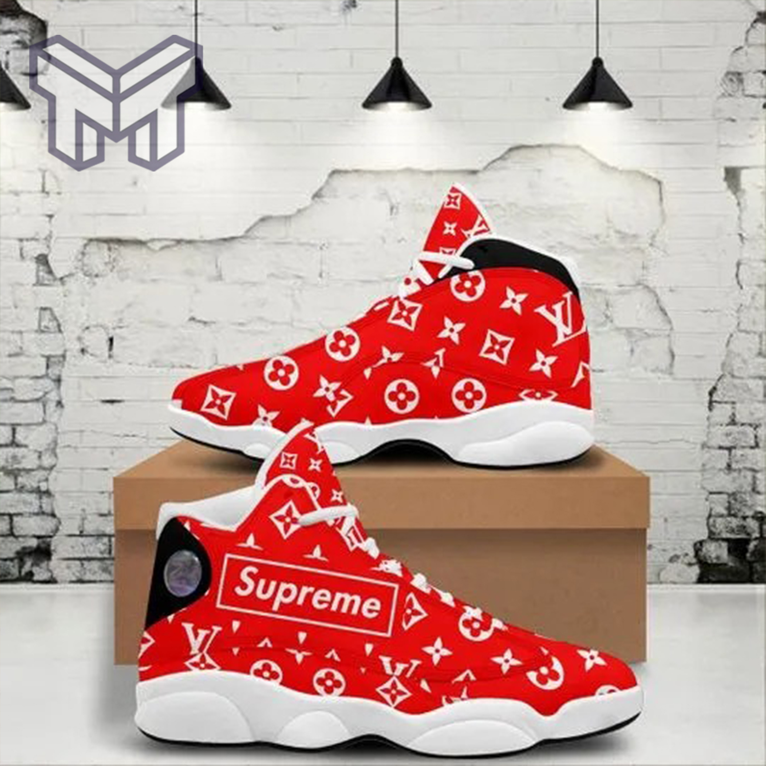 Louis Vuitton LV x Supreme Air Jordan 13 Sneakers Shoes Gifts For Men Women  HT – Etycloset™