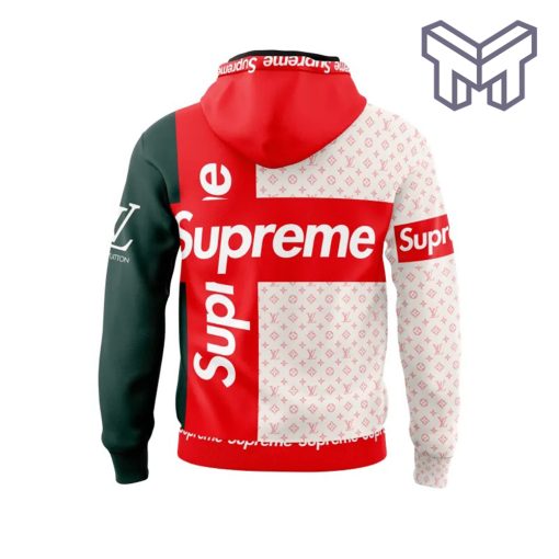 Louis Vuitton Supreme Unisex 3D Hoodie 3D T-Shirt Zip 3D Hoodie Outfit For Men Women Luxury Brand Clothing Special Gift1