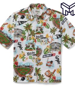 MLB CHICAGO WHITE SOX Hawaiian SCENIC Hawaiian Shirt And Short