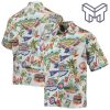 MLB Chicago Cubs Hawaiian Shirt Scenic Hawaiian Shirt And Short - White