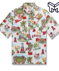 MLB LOS ANGELES ANGELS Hawaiian Shirt SCENIC Hawaiian Shirt And Short