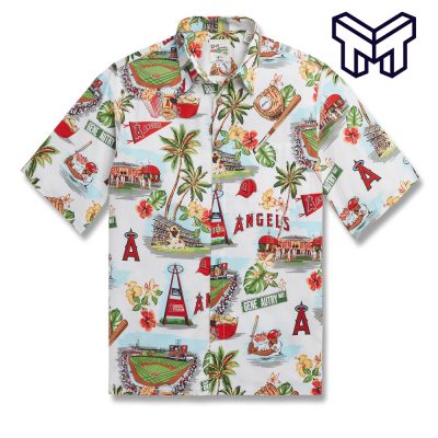 MLB LOS ANGELES ANGELS Hawaiian Shirt  SCENIC Hawaiian Shirt And Short