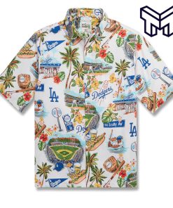 MLB LOS ANGELES DODGERS Hawaiian Shirt SCENIC Hawaiian Shirt And Short
