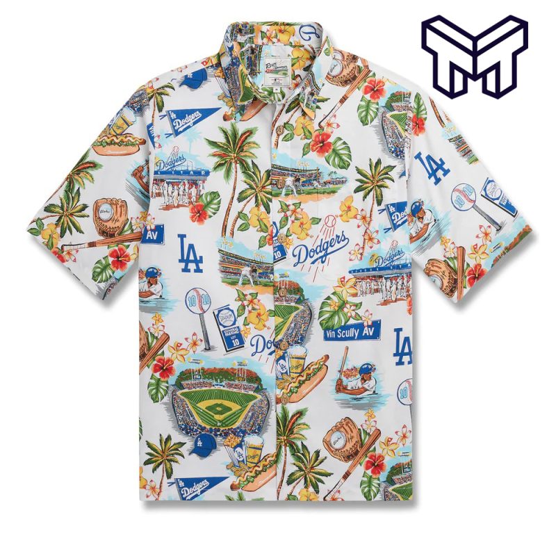 MLB LOS ANGELES DODGERS Hawaiian Shirt SCENIC Hawaiian Shirt And Short