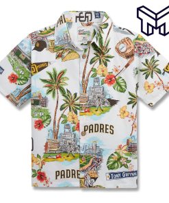 MLB MEN SAN DIEGO PADRES Hawaiian Shirt SCENIC Hawaiian Shirt And Short