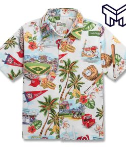 MLB MEN WASHINGTON NATIONALS Hawaiian Shirt SCENIC Hawaiian Shirt And Short