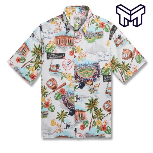 MLB NEW YORK YANKEES Hawaiian Shirt SCENIC Hawaiian Shirt And Short