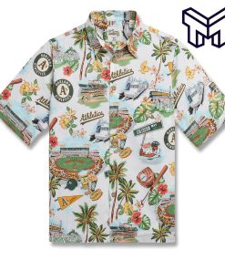 MLB OAKLAND ATHLETICS Hawaiian Shirt SCENIC Hawaiian Shirt And Short