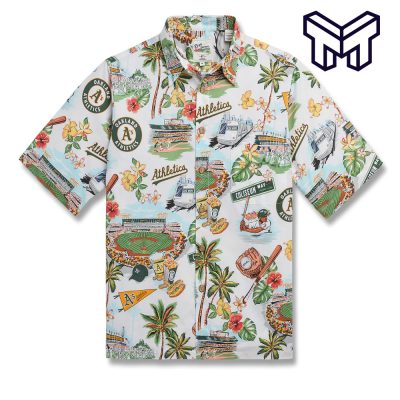 MLB OAKLAND ATHLETICS Hawaiian Shirt  SCENIC Hawaiian Shirt And Short