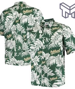 MLB Oakland Athletics Hawaiian Shirt Aloha Hawaiian Shirt And Short - Green