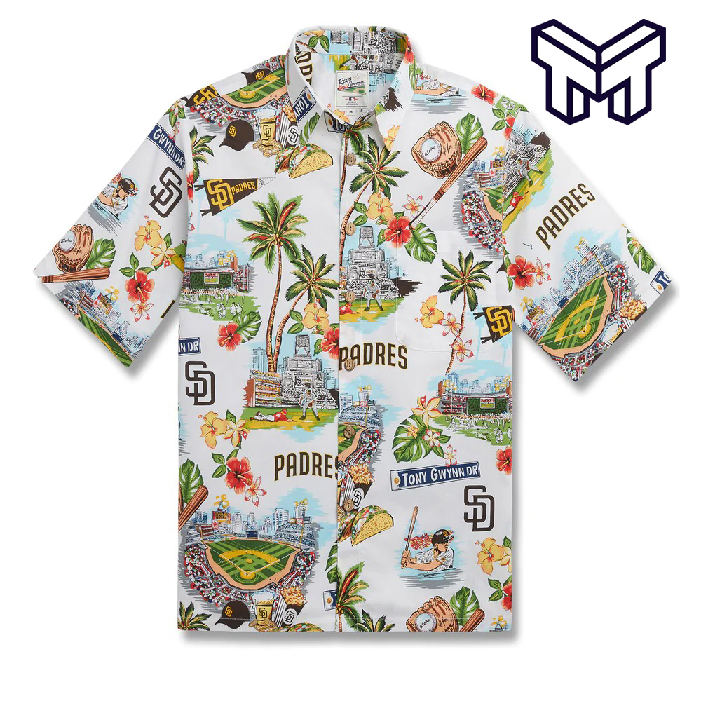 Mlb San Diego Padres Grateful Dead Hawaiian Shirt - Shibtee Clothing