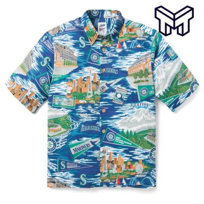 MLB SEATTLE MARINERS Hawaiian Shirt  SCENIC Hawaiian Shirt And Short