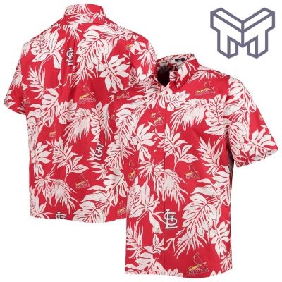 MLB St. Louis Cardinals Aloha Hawaiian Shirt Red hoặc St. Louis Cardinals Red Hawaiian Shirt