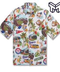 MLB TEXAS RANGERS Hawaiian Shirt SCENIC Hawaiian Shirt And Short