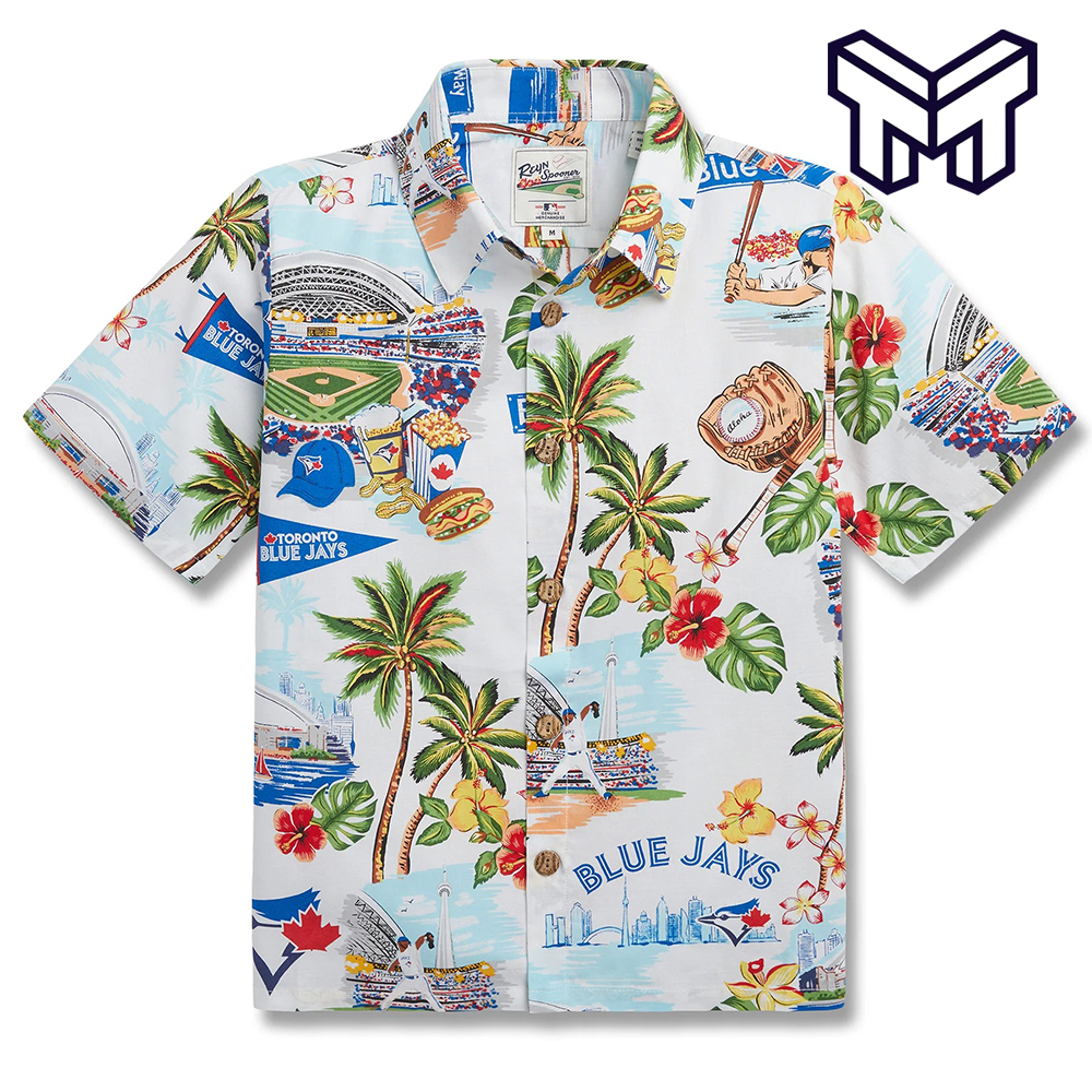 Toronto Blue Jays Mlb Hawaiian Shirt And Short Men Youth Jays Aloha Shirt -  Best Seller Shirts Design In Usa