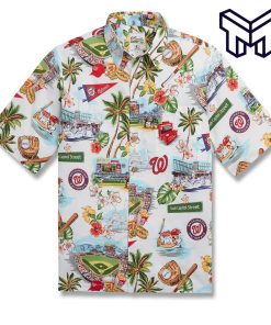 MLB WASHINGTON NATIONALS Hawaiian Shirt SCENIC Hawaiian Shirt And Short