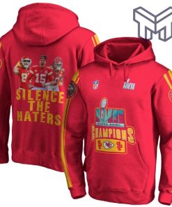 Mahomes Kelce Pacheco Silence The Haters Kansas City Chiefs Super Bowl Champion 2023 Unisex 3D Hoodie 3D T-Shirt Zip 3D Hoodie