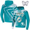Miami Dolphins NFL All Over Print Pullover Unisex 3D Hoodie 3D T-Shirt Zip 3D Hoodie - Aqua
