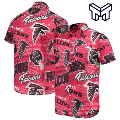 NFL Atlanta Falcons Hawaiian Red Hawaiian Shirt And Short