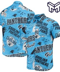 NFL Carolina Panthers Hawaiian Blue Hawaiian Shirt And Short