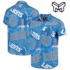 NFL Detroit Lions Hawaiian Blue Hawaiian Shirt And Short