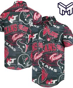 NFL Houston Texans Hawaiian Navy Hawaiian Shirt And Short