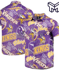 NFL Minnesota Vikings Hawaiian Purple Hawaiian Shirt And Short