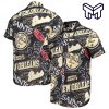 NFL New Orleans Saints Hawaiian Black Hawaiian Shirt And Short