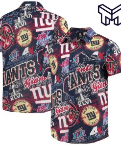 NFL New York Giants Hawaiian Royal Hawaiian Shirt And Short