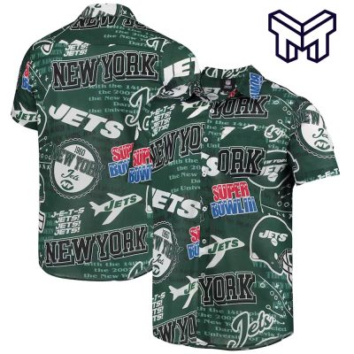 NFL New York Jets Hawaiian Green Hawaiian Shirt And Short