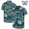 NFL Philadelphia Eagles Hawaiian Midnight Green Hawaiian Shirt And Short