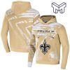 New Orleans Saints NFL All Over Print Pullover Unisex 3D Hoodie 3D T-Shirt Zip 3D Hoodie - Gold