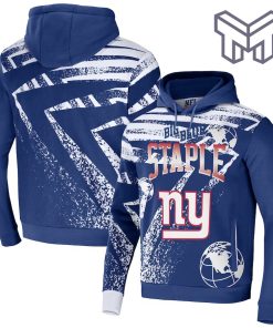 New York Giants NFL All Over Print Pullover Unisex 3D Hoodie 3D T-Shirt Zip 3D Hoodie - Blue