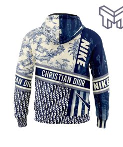 Nike Christian Dior Unisex 3D Hoodie 3D T-Shirt Zip 3D Hoodie Outfit For Men Women Luxury Brand Clothing