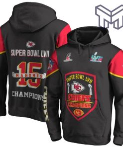 Patrick Mahomes 15 2023 Super Bowl Champions Kansas City Chiefs Super Bowl Champion 2023 Unisex 3D Hoodie 3D T-Shirt Zip 3D Hoodie