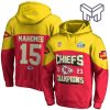 Patrick Mahomes 15 Chiefs 2023 Champions Kansas City Chiefs Super Bowl Champion 2023 Unisex 3D Hoodie 3D T-Shirt Zip 3D Hoodie